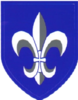 CP-Lilie- Wappenform, Aufkleber