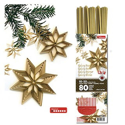 Quilling Gold-Sterne
